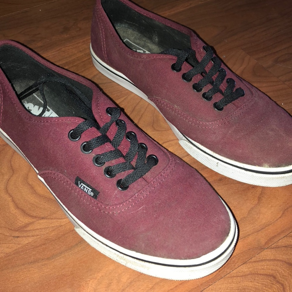 Maroon Vans
